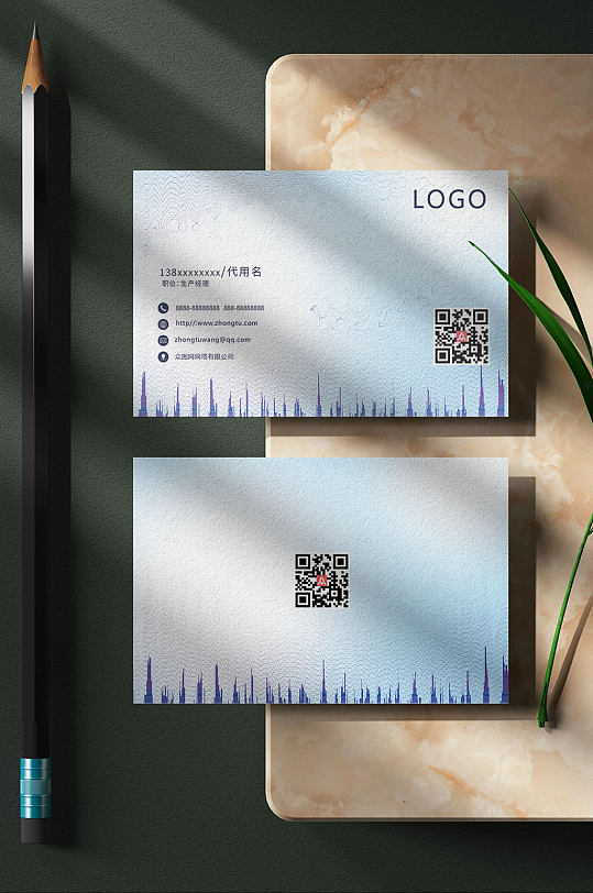 图片-科技名片企业名片设计素材-科技名片企业名片模板下载-众图网