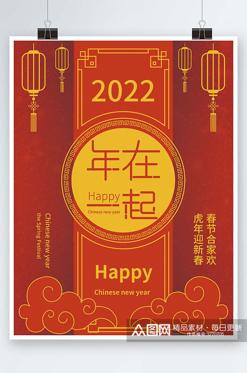 2022新年海报素材