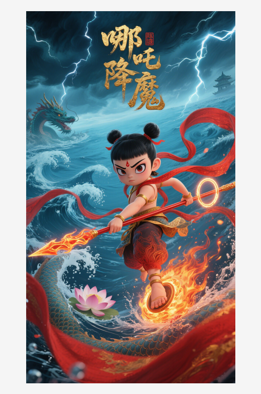 那吒素材_那吒模板_那吒设计图片免费下载-众图网