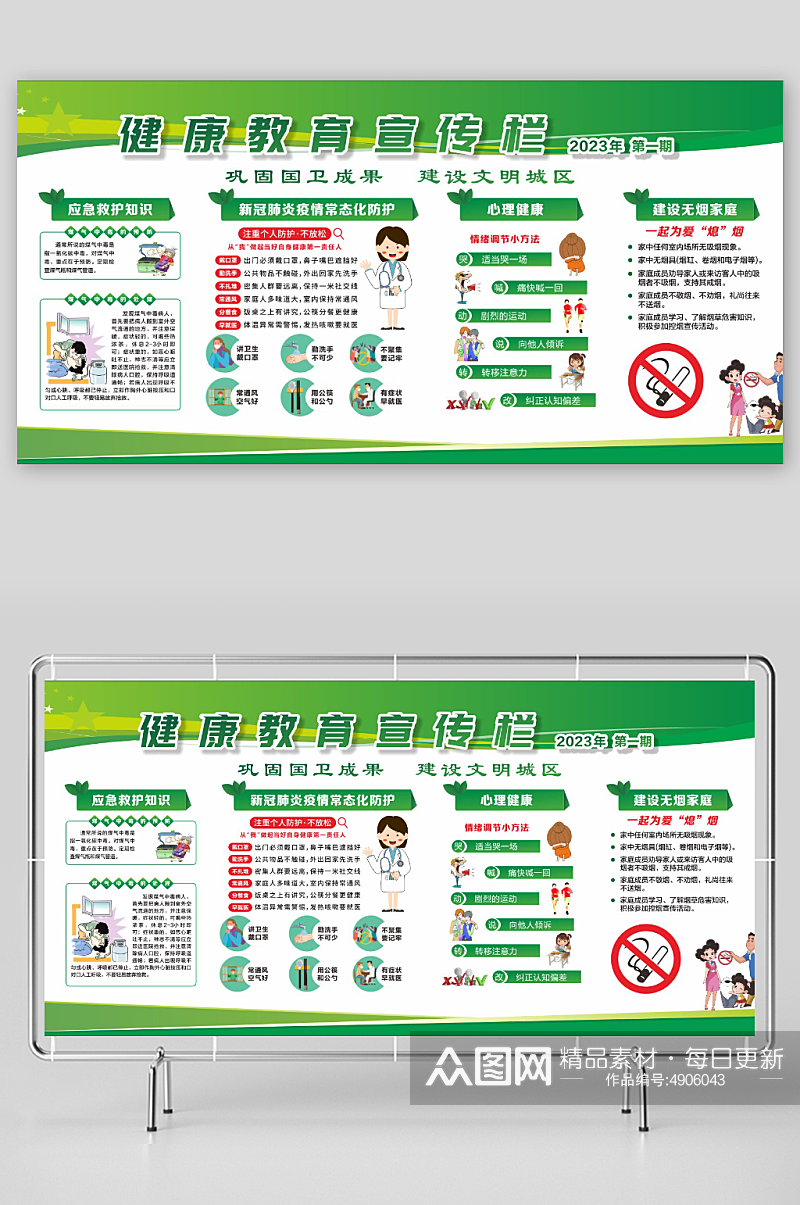 街道社区学校健康教育宣传素材