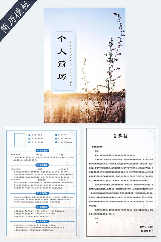 财务会计个人简历