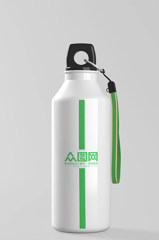 原创3d不锈钢运动水杯保温杯样机制作