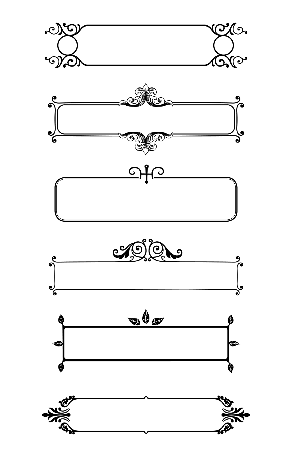 欧式边框免扣素材素材