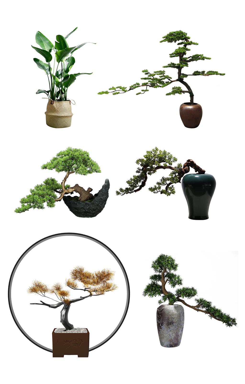 插花艺术花瓶摆件工艺品素材