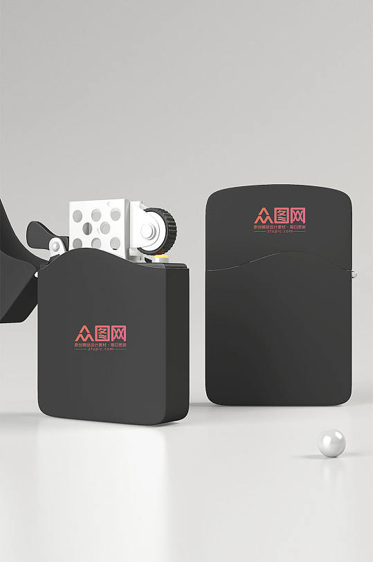 打火机logo样机素材