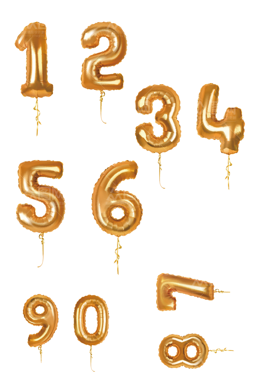 倒计时字体数字素材模板下载 编号 众图网