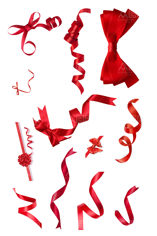 飘带彩带丝带丝绸蝴蝶结