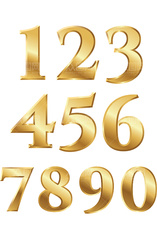 倒计时数字免扣素材