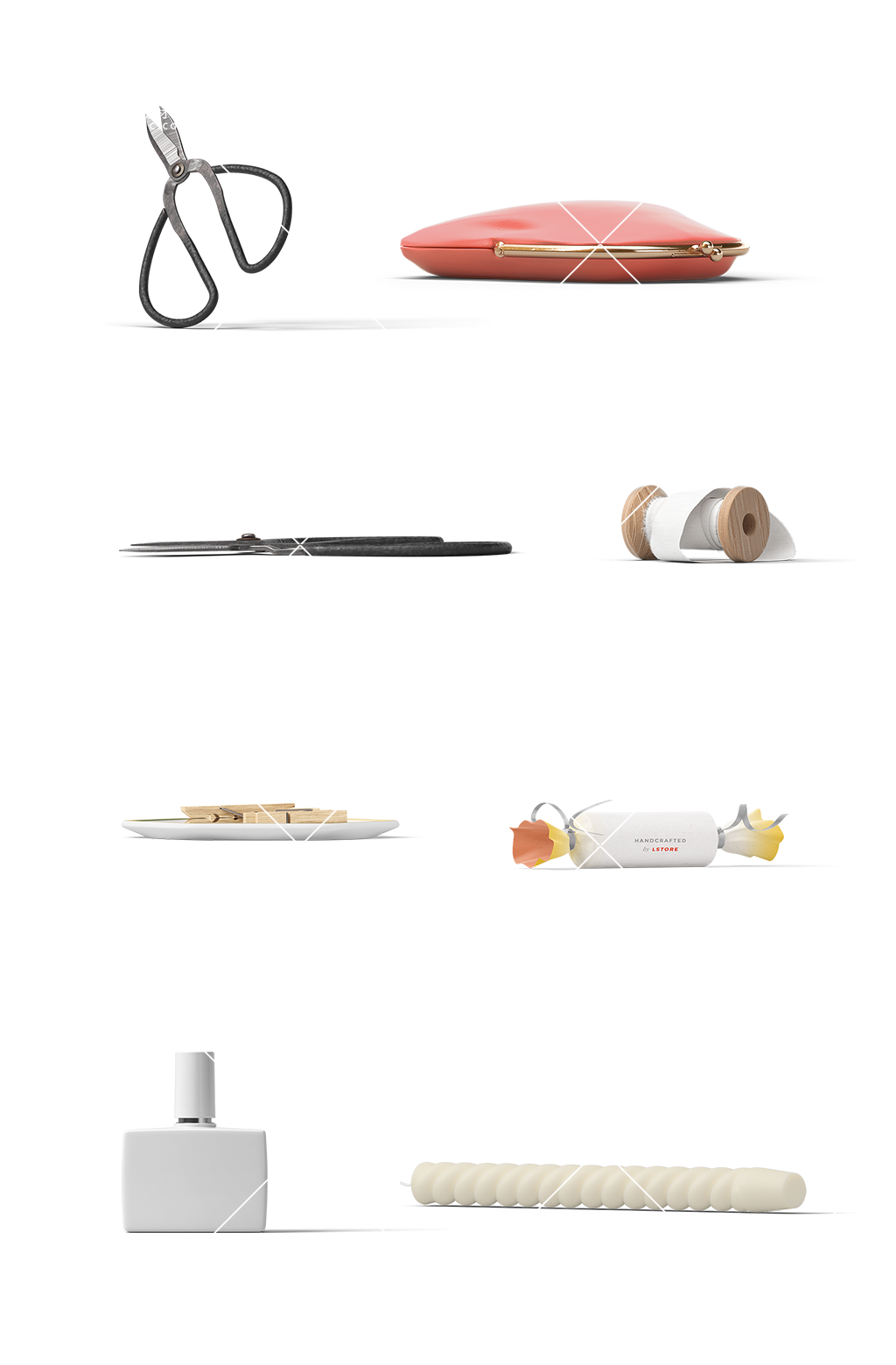 简洁生活用品免扣素材素材