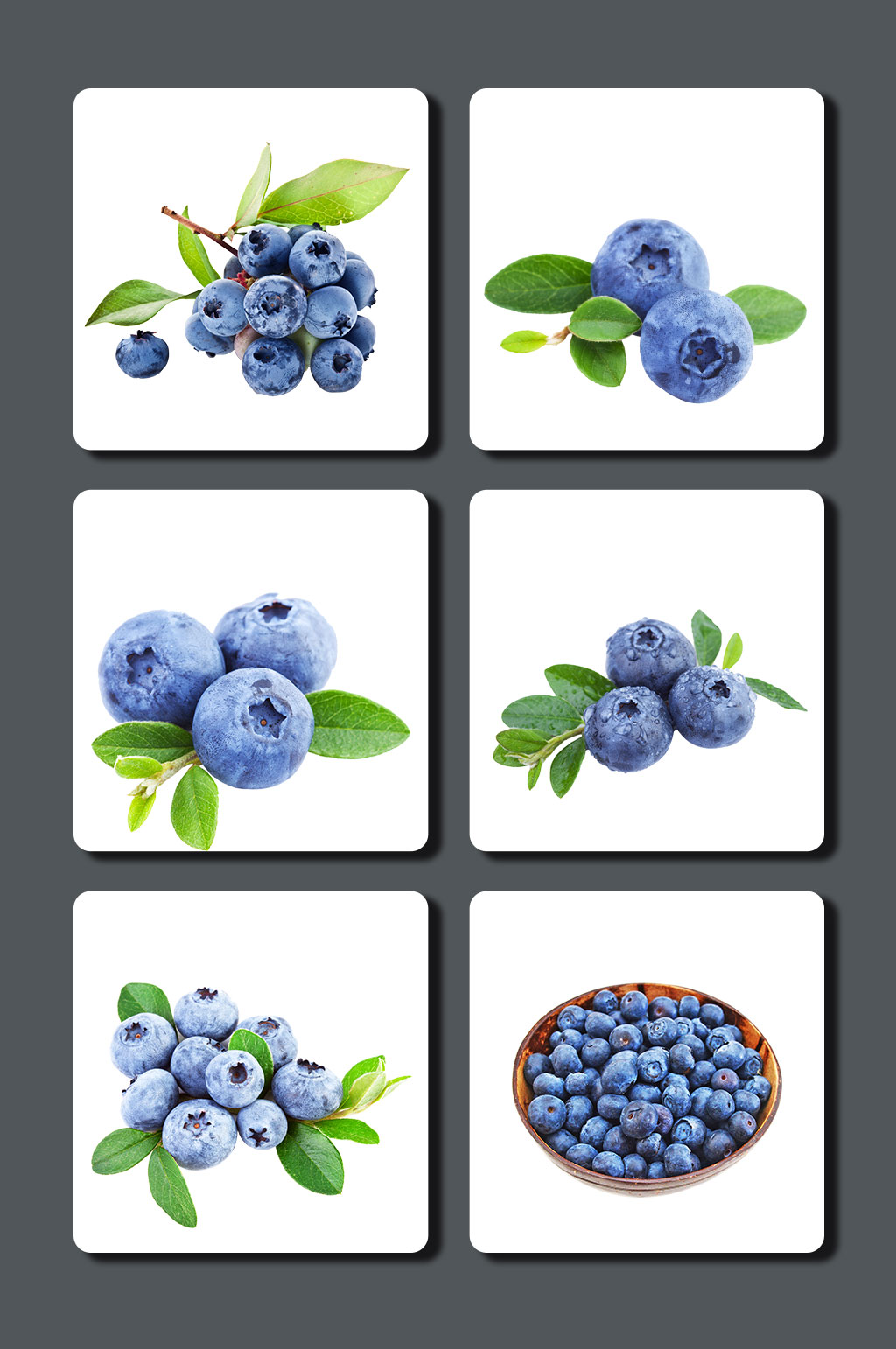 高清水果蓝莓素材素材