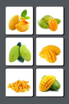 高清芒果水果设计素材