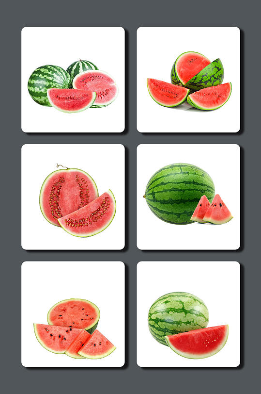 高清西瓜水果设计素材