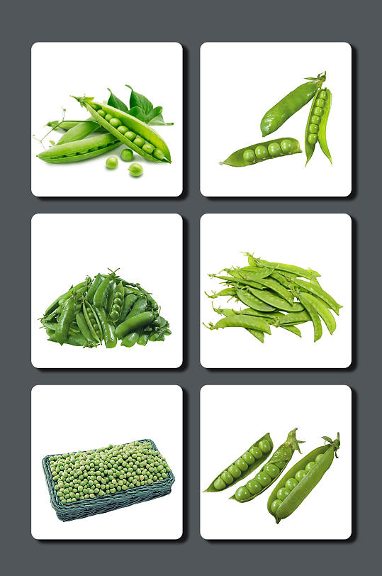 高清豌豆蔬菜素材