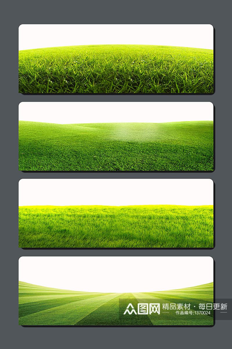 高清草坪草地背景素材素材