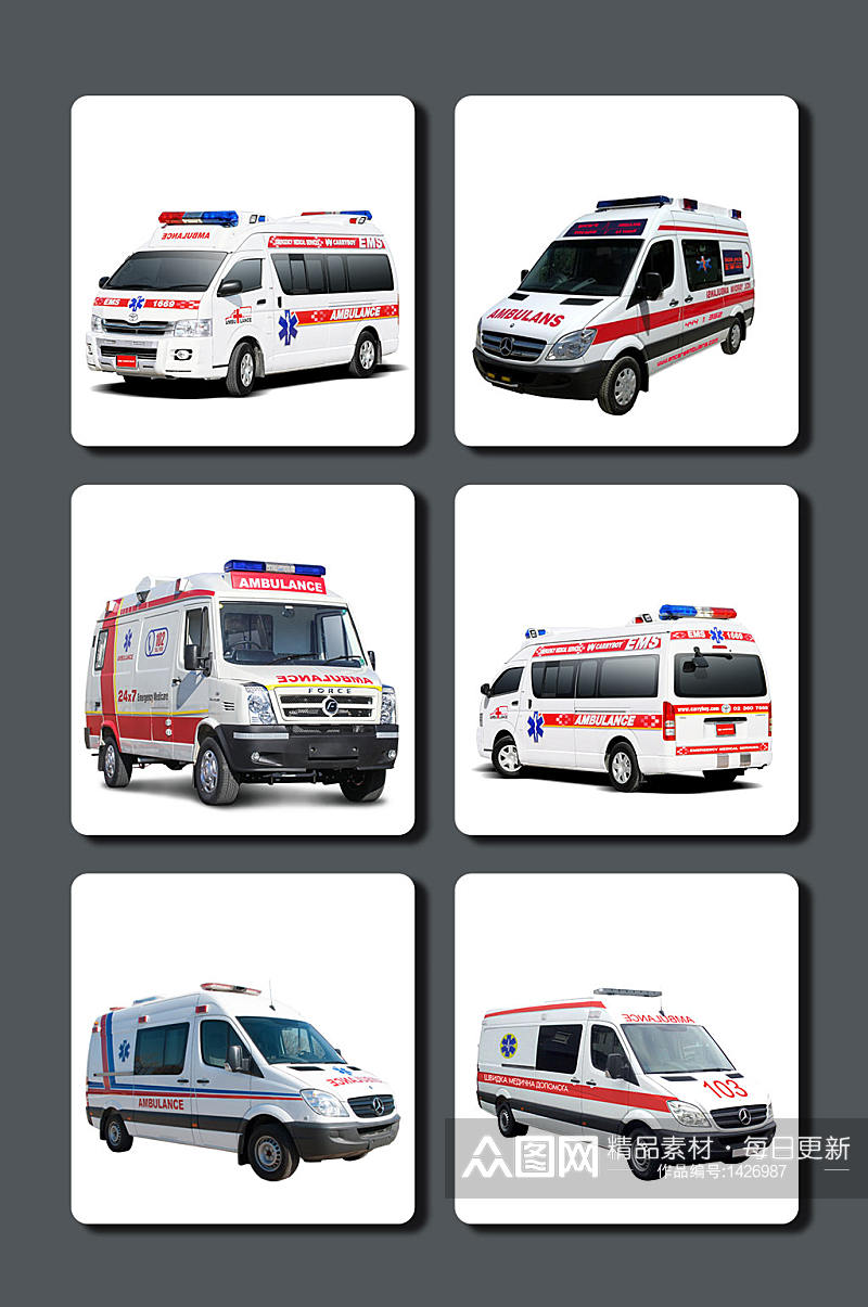 高清图片救护车素材素材
