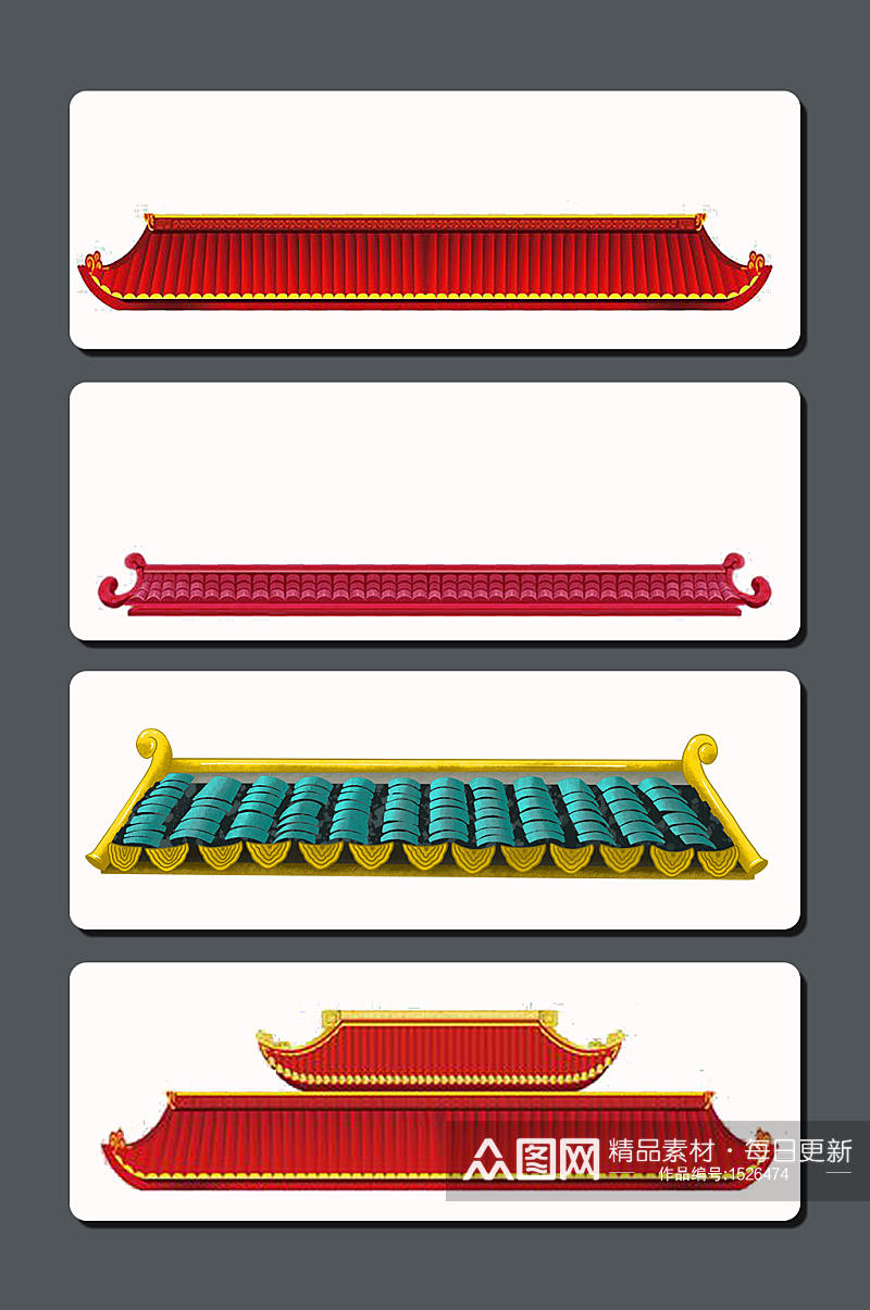 古风屋檐瓦片图片素材素材