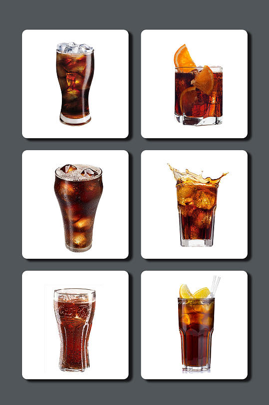 高清可乐饮料图片素材