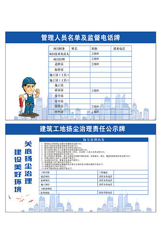 高清工地安全生产公告牌