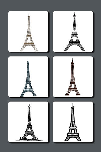 高清巴黎铁塔图片素材