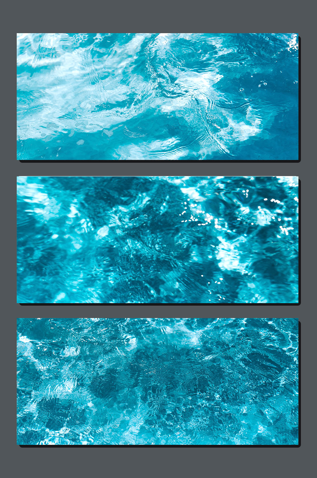 蓝色水面水纹设计背景素材