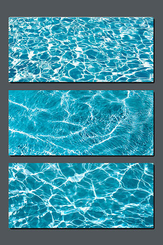 蓝色水面水纹图片背景