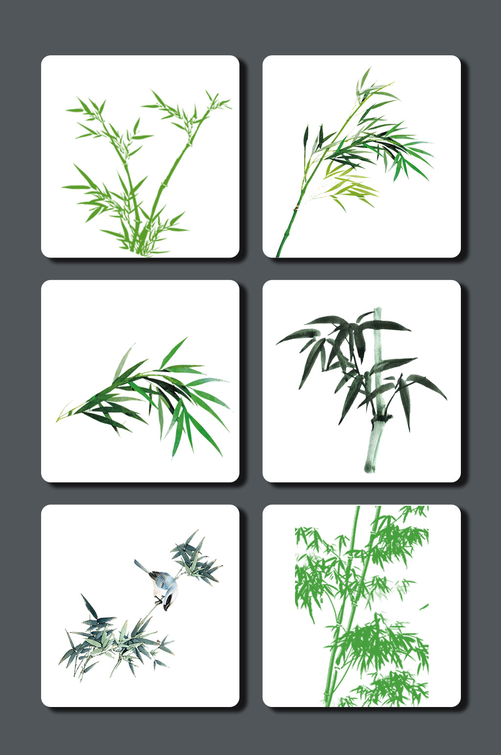 高清水墨竹子图片素材素材