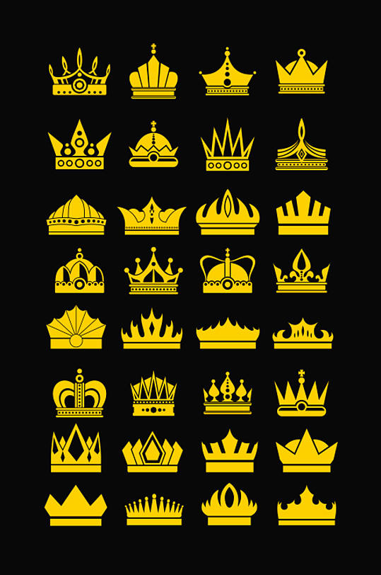 高清皇冠设计素材
