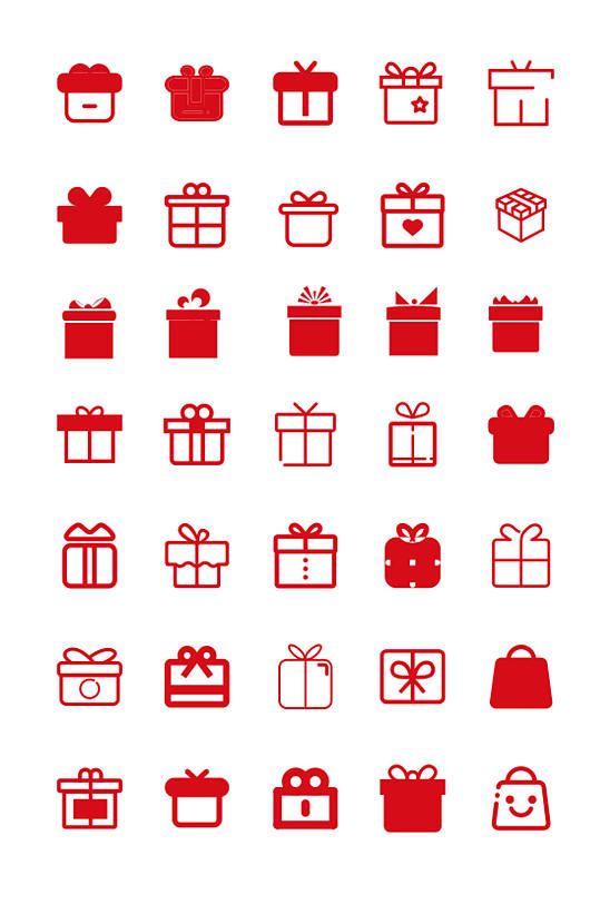 礼物礼盒礼品图标