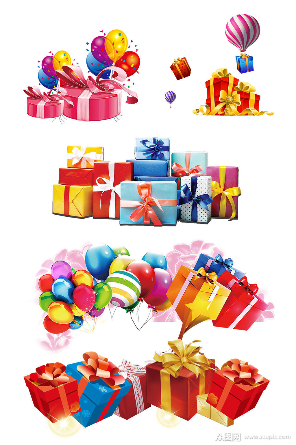 高清礼物礼盒礼品素材