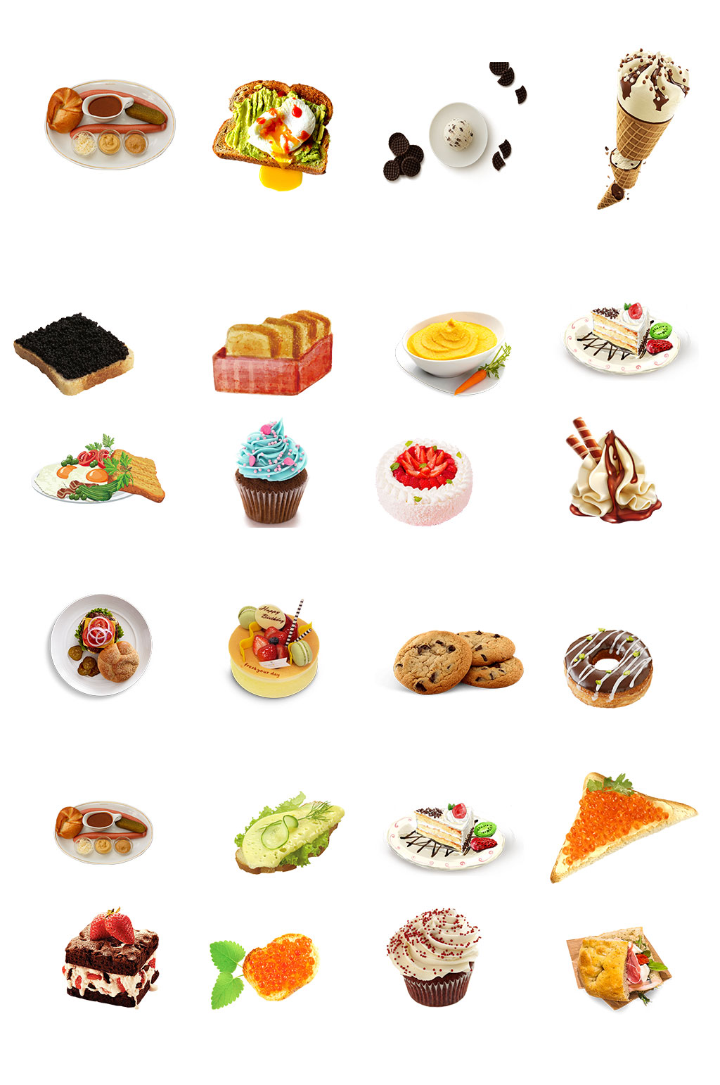 高清甜品图片素材素材