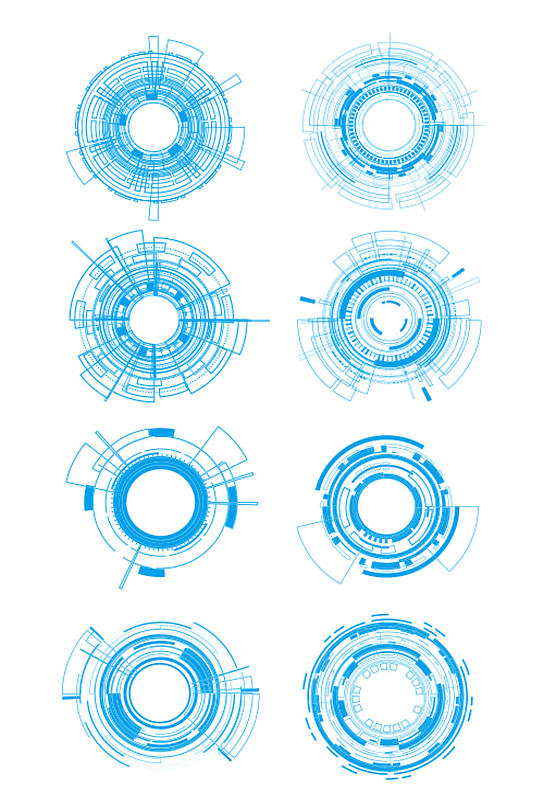 高清科技元素素材-众图网