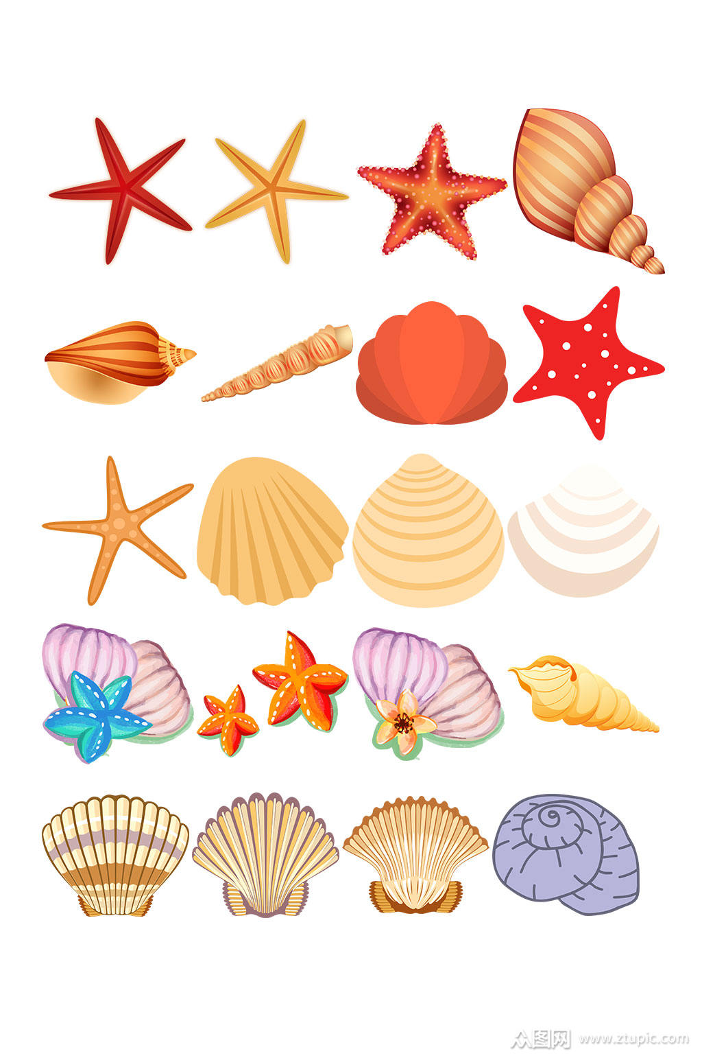 高清贝壳图片素材模板下载-编号1870579-众图网