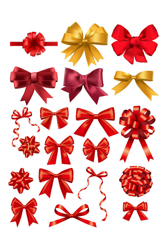 高清蝴蝶结丝带图片素材-众图网