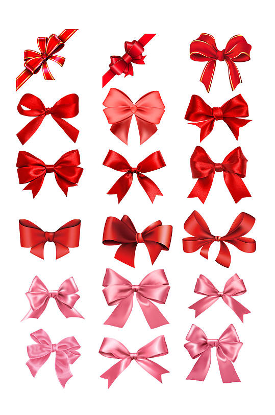 高清图片蝴蝶结丝带素材-众图网