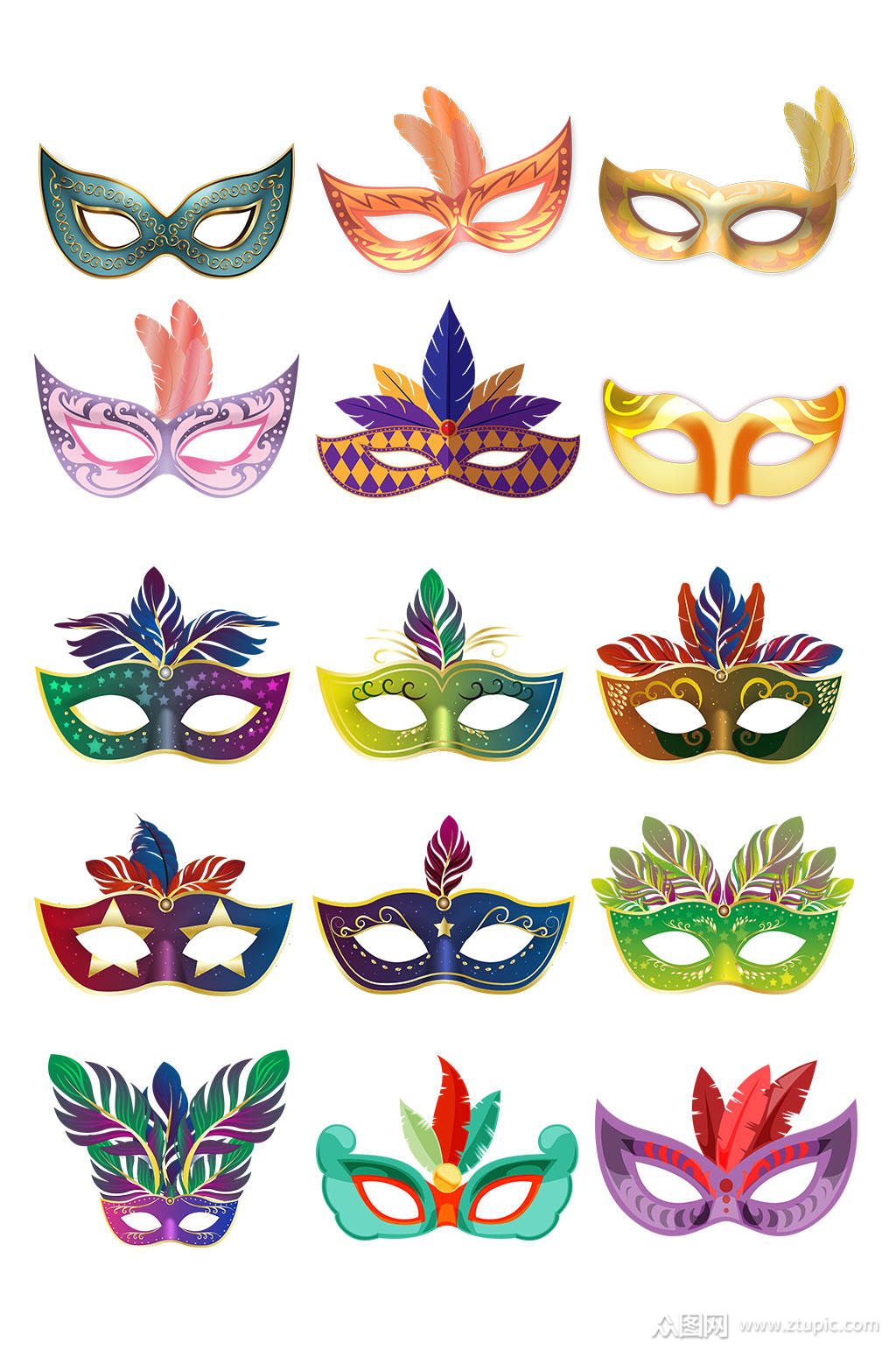 高清面具图片设计素材模板下载-编号1872250-众图网