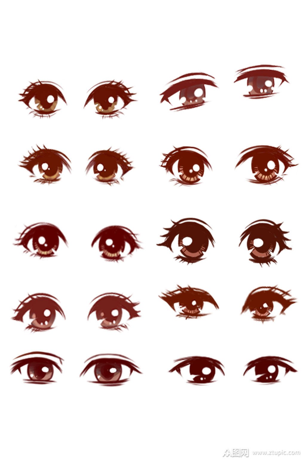 高清卡通眼睛素材