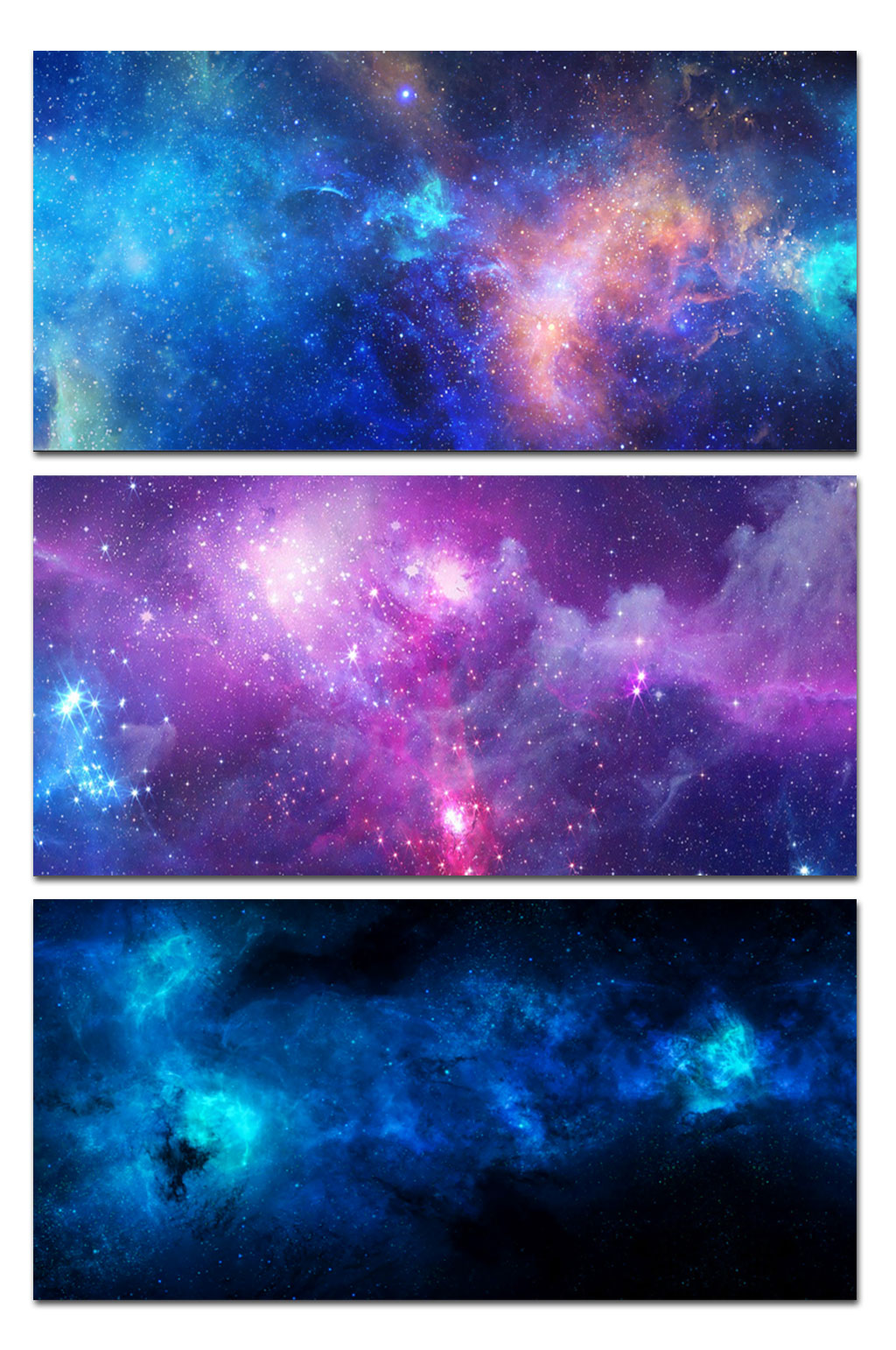 简约科技星空展板背景素材