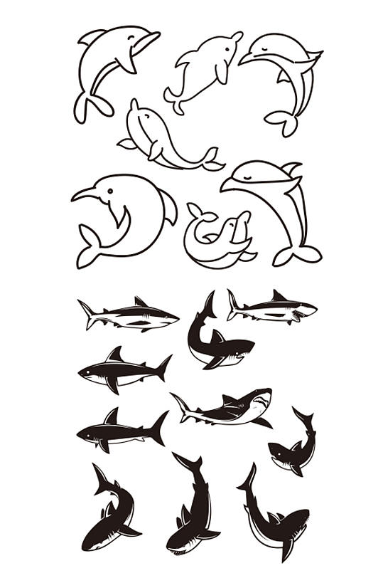 海洋动物淡彩简笔画套图副本立即下载简易海洋生物简笔画立即下载海洋