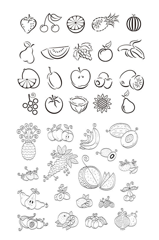 简笔画水果标签蔬菜标签可爱蔬菜设计矢量素材手绘青椒蔬菜素材插画风