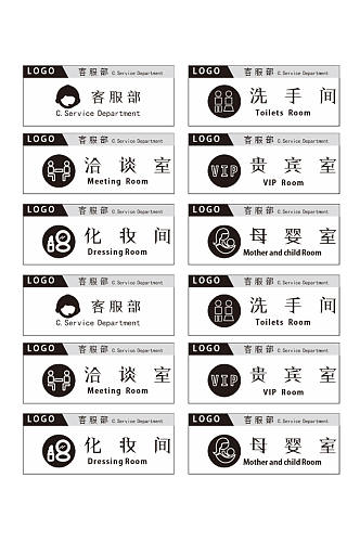 公司科室牌导视牌