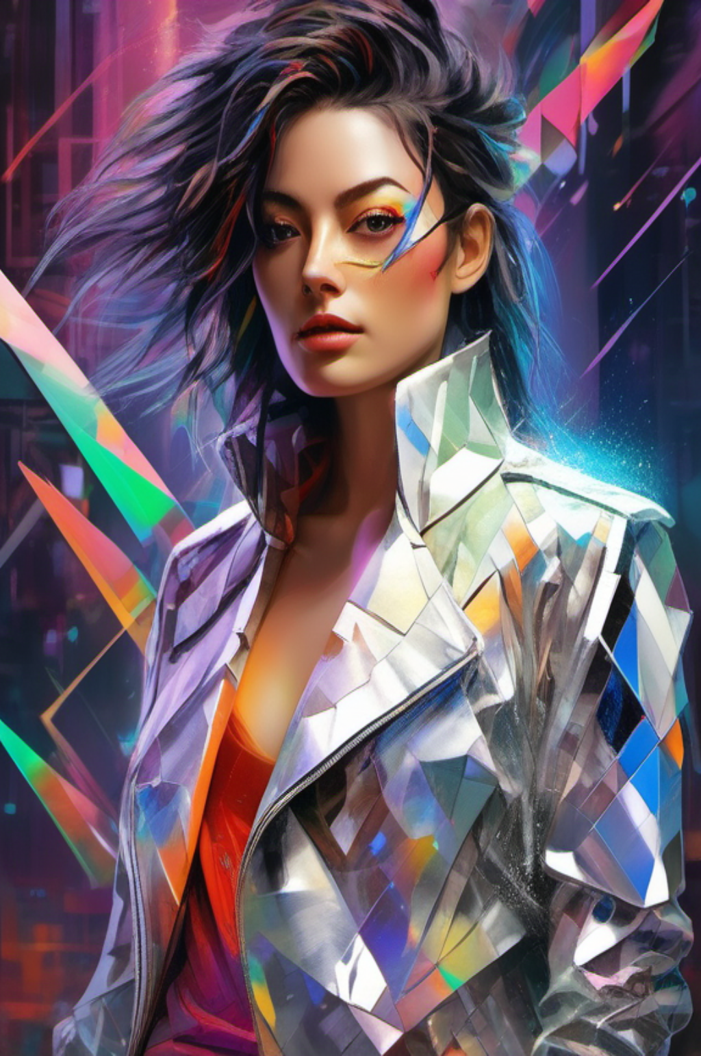 数字艺术人像图片素材