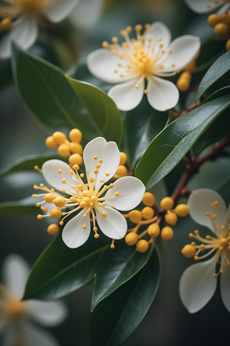 数字艺术金桂花卉