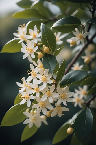 数字艺术金桂花卉