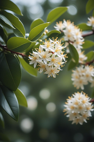 数字艺术金桂花卉