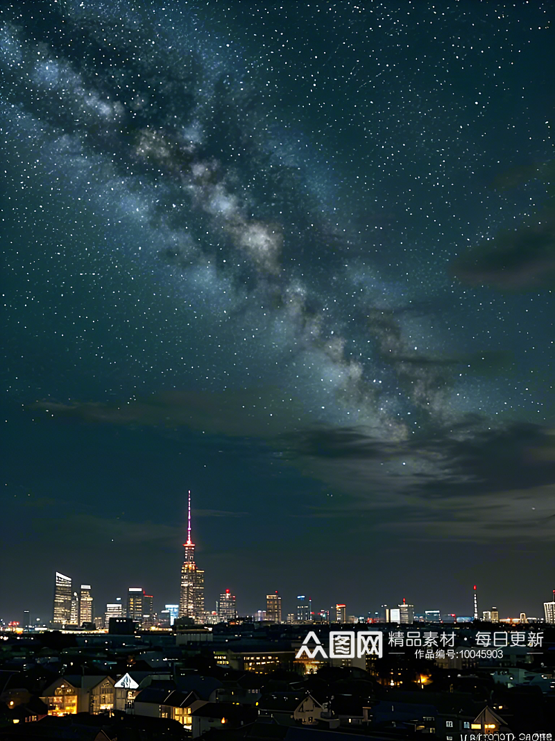 数字艺术风景摄影都市夜景自然摄影素材