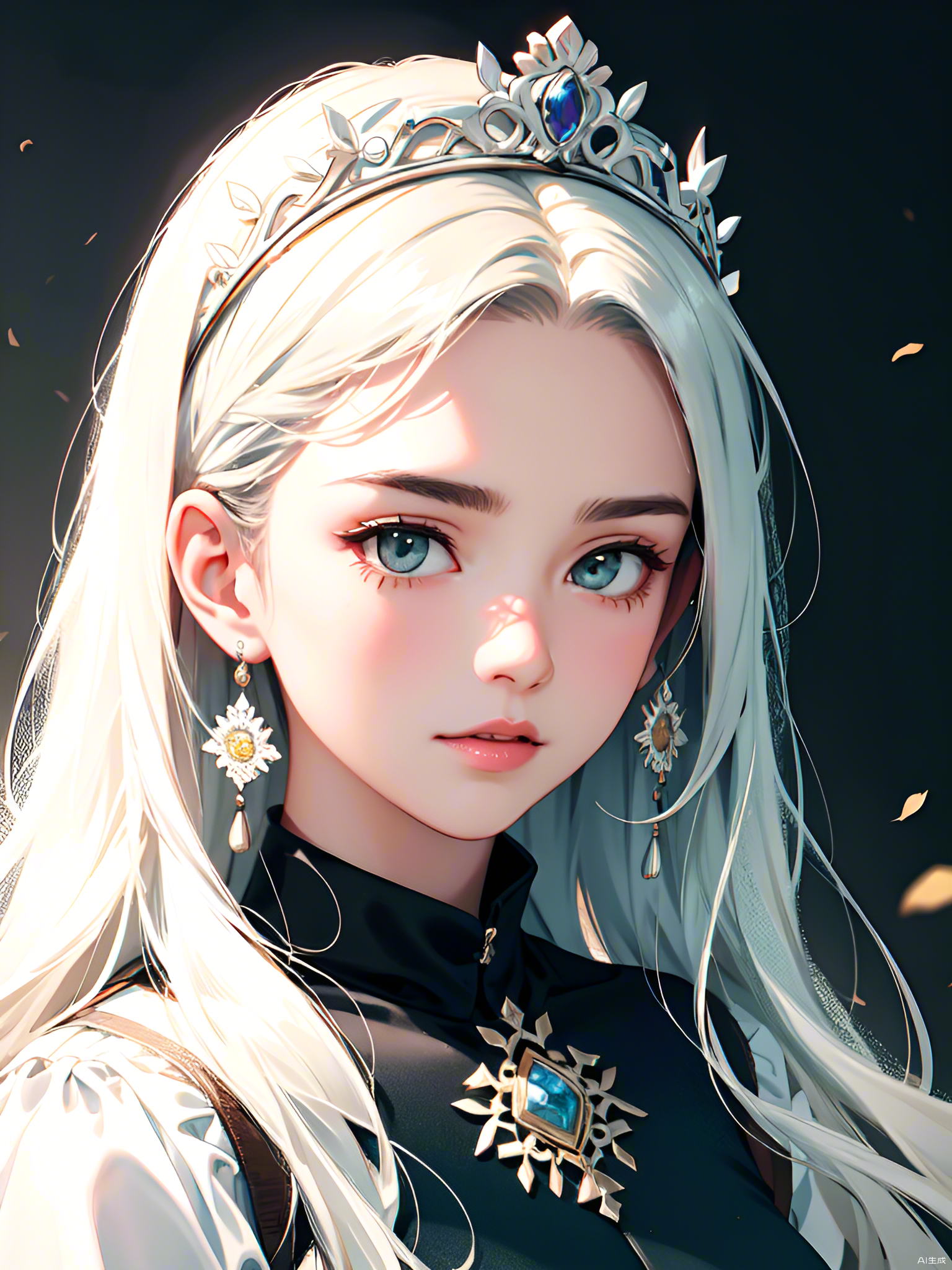 数字艺术手绘公主插画少女壁纸素材