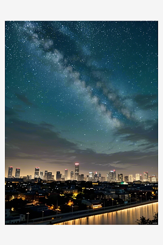 数字艺术风景摄影都市夜景