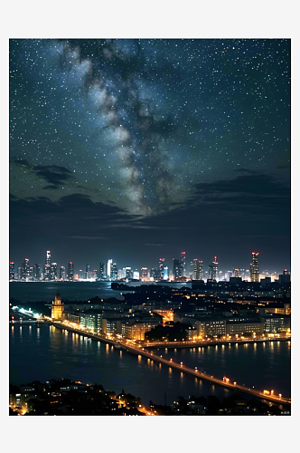 数字艺术风景摄影都市夜景