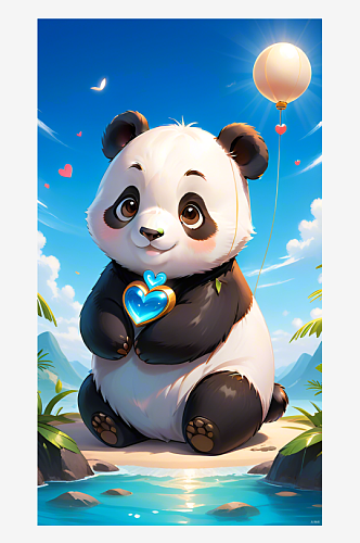 数字艺术熊猫ip熊猫形象设计
