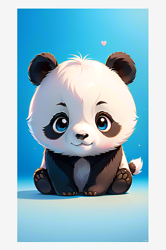 数字艺术熊猫ip熊猫形象设计治愈动物